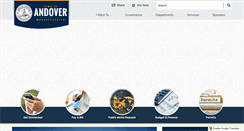 Desktop Screenshot of andoverma.gov